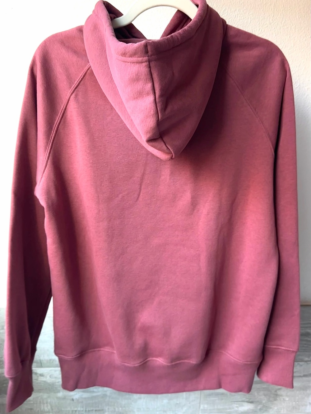 NWT The North Face Mauve Rose Pullover Hoodie with Half Dome Graphic Logo - Sz M - Picture 4 of 9